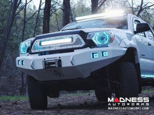 Toyota Tacoma Stealth Front Winch Bumper - Texture Black WARN M8000 Or 9.5xp